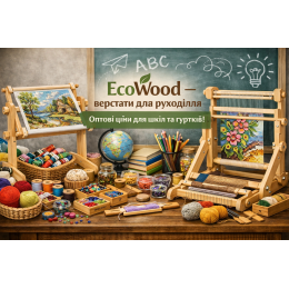 EcoWood — надійний партнер для навчальних закладів та клубів рукоділля: вигідний опт від виробника
