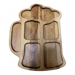 Менажница бокал пива для подачи закусок